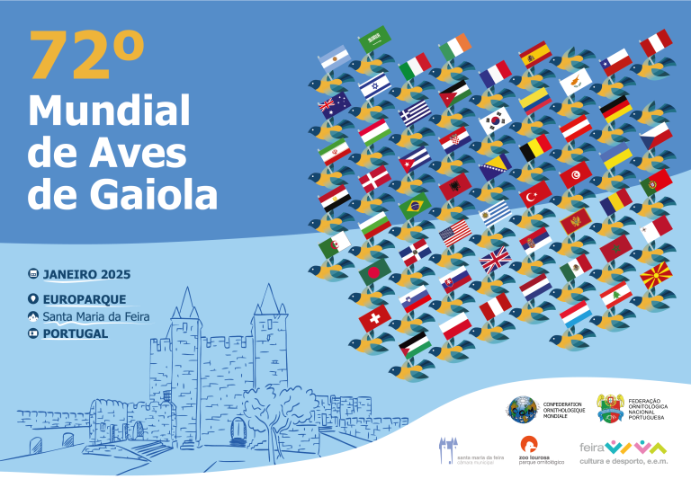 72º Mundial de Aves de Gaiola 2025 - PORTUGAL